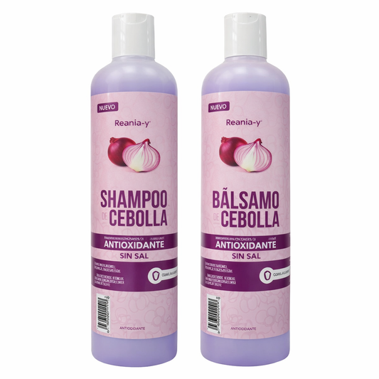 Pack Shampoo +Bálsamo de Cebolla Antioxidante (Sin Sal)