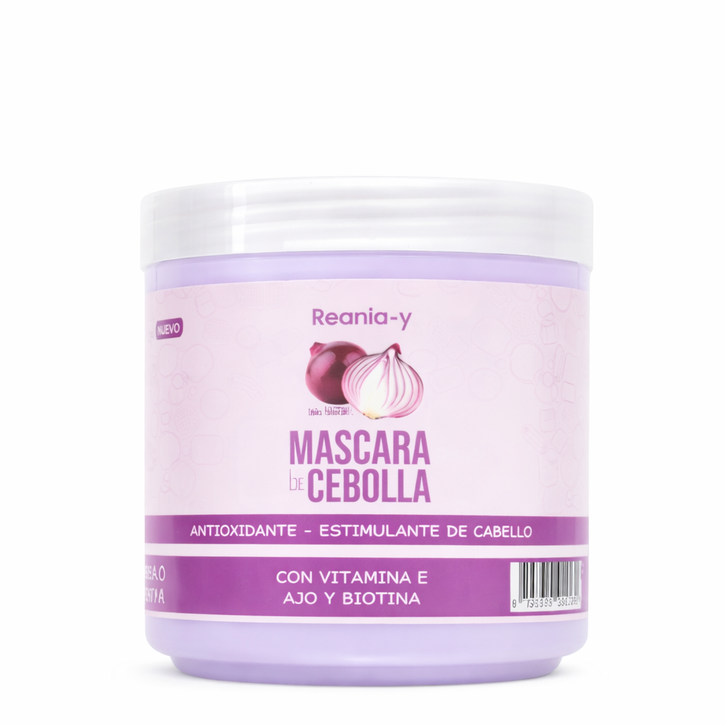 Mascarilla Capilar de Cebolla Antioxidante